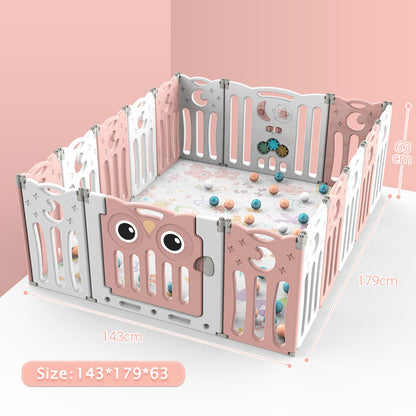 179cm W Foldable Baby Kid Playpen with 16 Panel