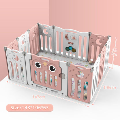 143cm W Foldable Baby Kid Playpen with 12 Panel