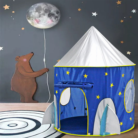 130cm H Spaceship Home Kids Playhouse Tent for Boys,