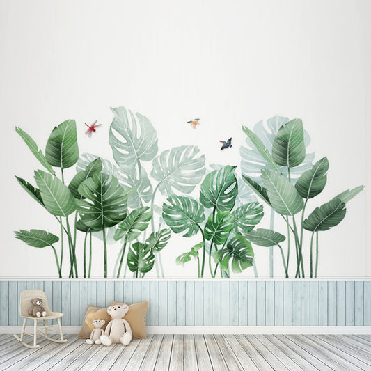 90cm L x 30cm W Tropical Plants Wall Sticker
