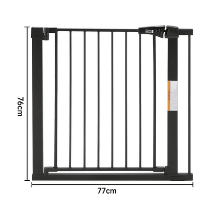 77cm W x 76cm H Pressure-Fixed Stair Gate Safety Gate