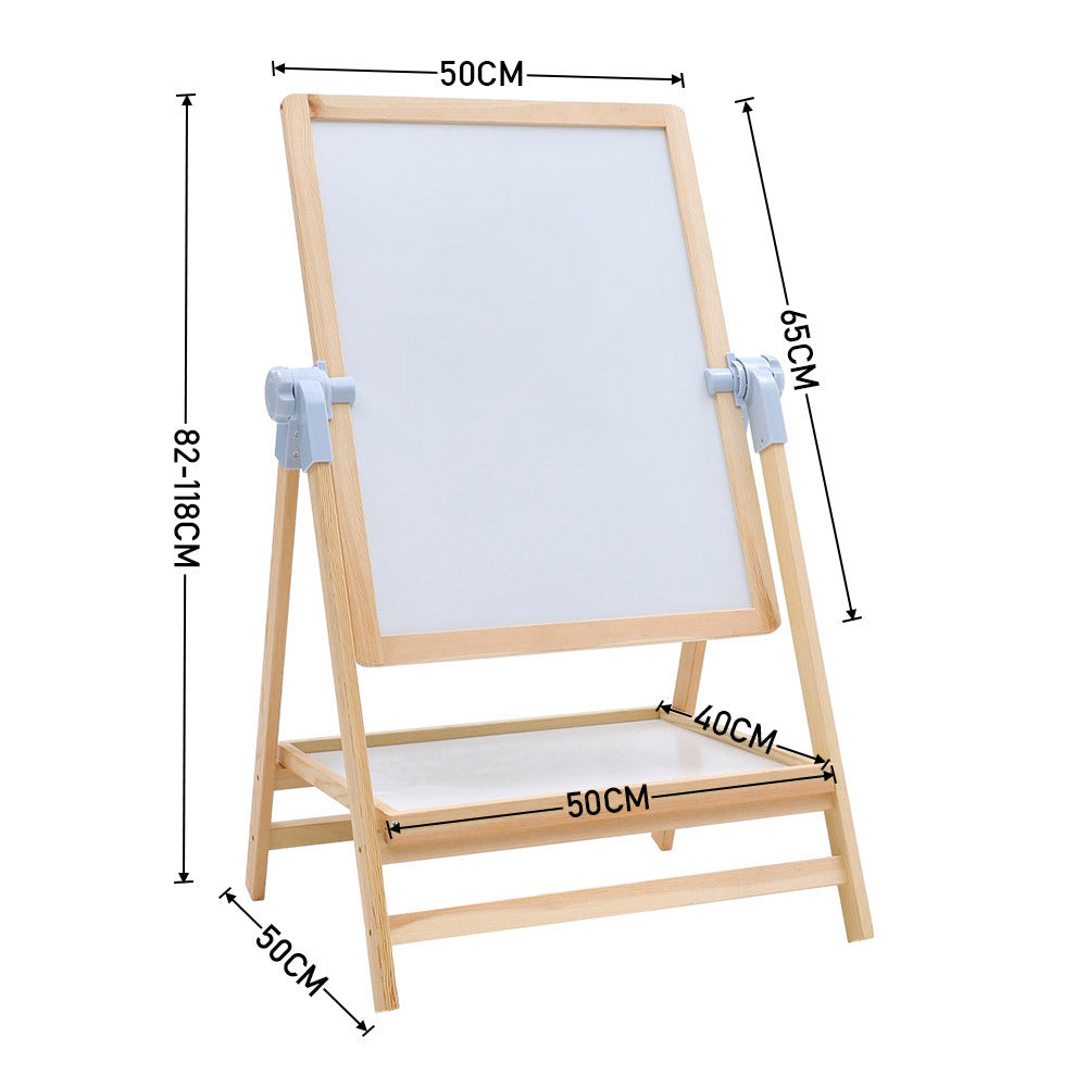 82-118cm H Height Adjustable Double-Sided Art Easel, for Kid