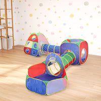 5-in-1 Kids Pop Up Play Tent Set Tunnel Playhouse