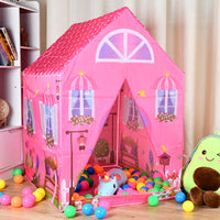 103cm H Portable Girls Play Tent Pink Princess Castle
