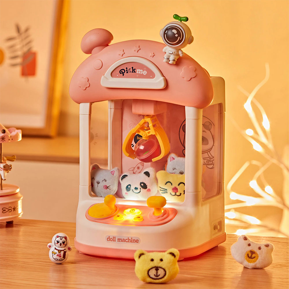 19cm Wide x 30cm High Kids Household Grabbing Clip Doll Claw Machine Toy