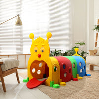 105cm H Kids Caterpillar Crawl and Climb Tunnel
