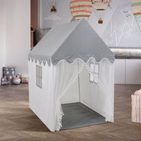 140cm H Kids Cotton House Play Tent with Windows