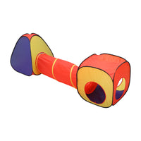 3-in-1 Kids Pop Up Polyester Play Tent and Tunnel Set