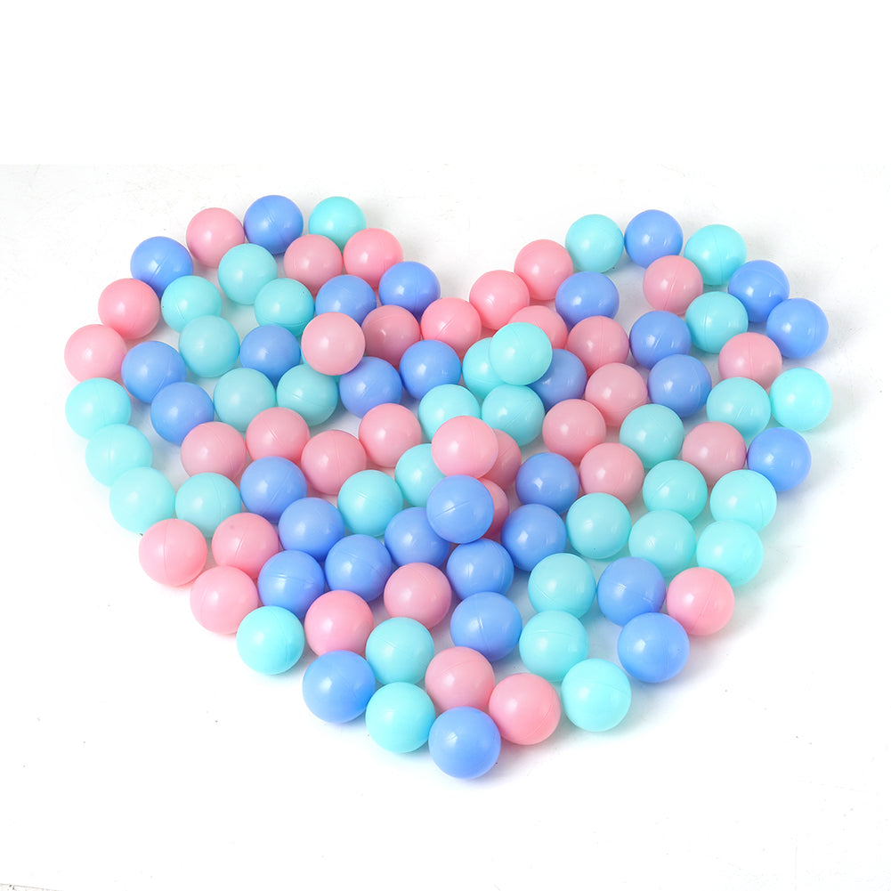 100 Pieces Kids Chemical-free Colorful Ball Pit Balls Arranged in Heart Shape