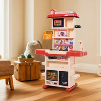 43 pcs toy accessories kids pretend kitchen playset – full view