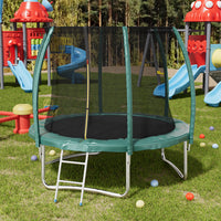 200cm H x 8FT Enclosure Trampoline with Ladder