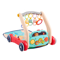 2 in 1 Baby Walker with Activity Centre and Play Mat for Early Learning