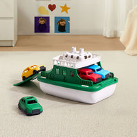 Car Ferry Toy Set for Bath Time Fun with Water-Squirting Ramp