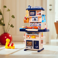 43 pcs accessories kids pretend kitchen playset – full view