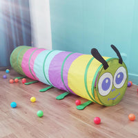 46cm H x 6FT Kids Caterpillar Crawl Play Tunnel